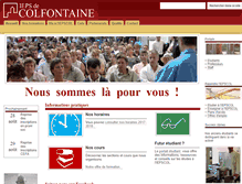 Tablet Screenshot of iepscol.be
